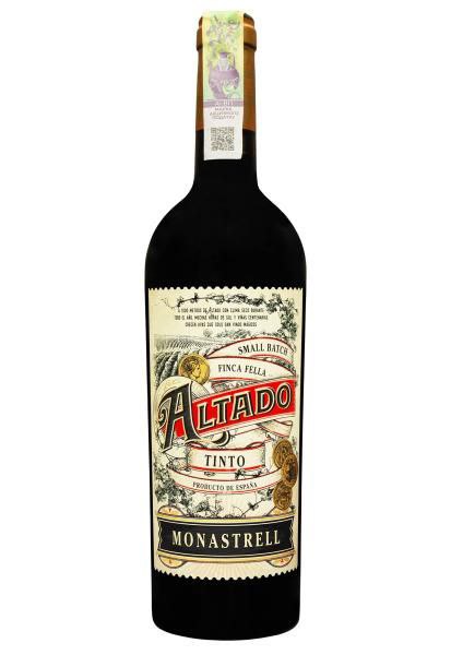 Вино Altado Monastrell 2022 сухе чер 15,5% 0,75 Іспанія